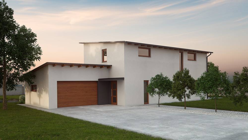 Dřevostavba na klíč KLASIK 178, 5kk s garáží, 178m2