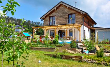 Alfahaus - rodinný dům na Berounsku, systém ALFA DIFU