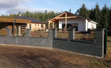 ALFAHAUS - nízkoenergetický rodinný dům v Jižních Čechách, difúzně otevřená stavba