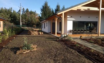ALFAHAUS - nízkoenergetický rodinný dům v Jižních Čechách, difúzně otevřená stavba