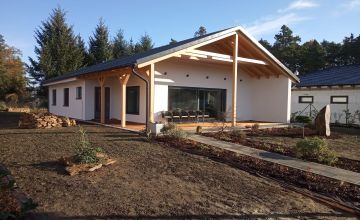 ALFAHAUS - nízkoenergetický rodinný dům v Jižních Čechách, difúzně otevřená stavba