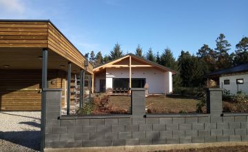 ALFAHAUS - nízkoenergetický rodinný dům v Jižních Čechách, difúzně otevřená stavba