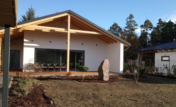 ALFAHAUS - nízkoenergetický rodinný dům v Jižních Čechách, difúzně otevřená stavba