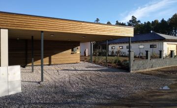 ALFAHAUS - nízkoenergetický rodinný dům v Jižních Čechách, difúzně otevřená stavba