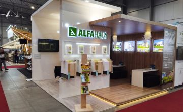 Expozice firmy Alfahaus na mezinárodním stavebním veletrhu FOR ARCH 2023