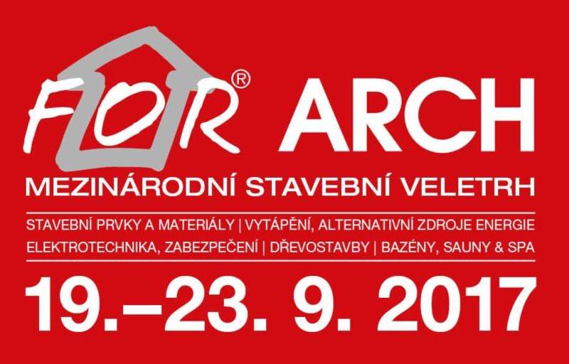 Další mezinárodní stavební veletrh FOR ARCH je za dveřmi!
