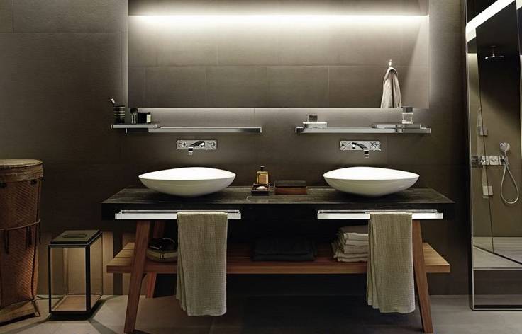 Geniální nápad italského designéra v koupelně: jeden prvek zvládne vše