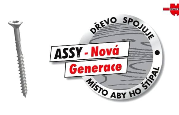 V našich stavbách používáme ASSY šrouby