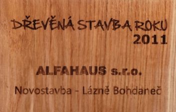 V&iacute;těz soutěže Dřevostavba roku 2011