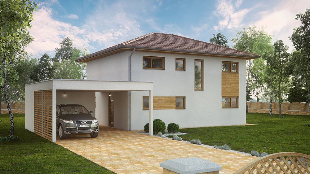 Dřevostavba na klíč KLASIK 148, 5kk, 148m2